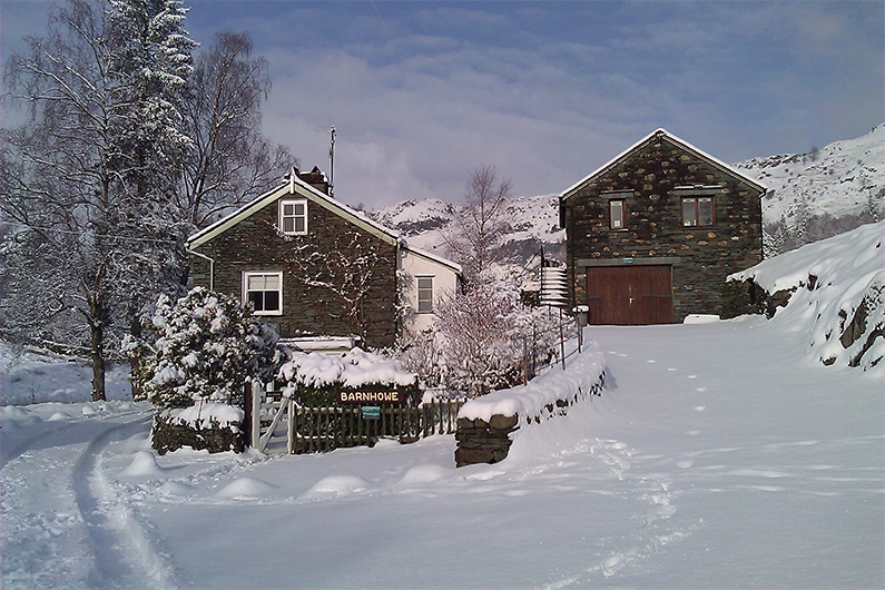 Barnhowe, Elterwater, Snow