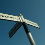 Outgate, Barngates, Hawkshead, Ambleside, Cumbria, Sign