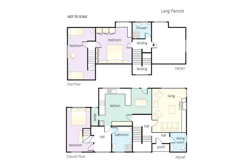 Lang Parrock, Little Langdale, Floorplan