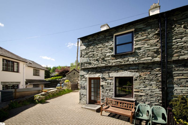 Langstrath Cottage, Chapel Stile, Front and Patio