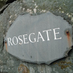 The Stables (Rosegate), Elterwater, Sign